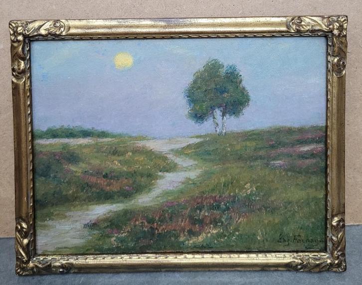 Edgar FARASYN, heidelandschap, Antiek en Kunst, Kunst | Schilderijen | Klassiek, Ophalen of Verzenden
