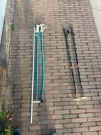 Double set vintage ski pole, Sport en Fitness, Skiën en Langlaufen, Gebruikt, Stokken, Ski, Ophalen