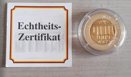 20 jaar Val van de Berlijnse Muur, Herdenkingsmunt 2009 FDC, Postzegels en Munten, Munten | Europa | Niet-Euromunten, Losse munt
