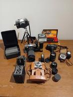 Lot van oude fototoestellen, Ophalen