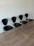 Set van 4 vintage Italiaanse Effezeta stoelen, Ophalen, Zo goed als nieuw