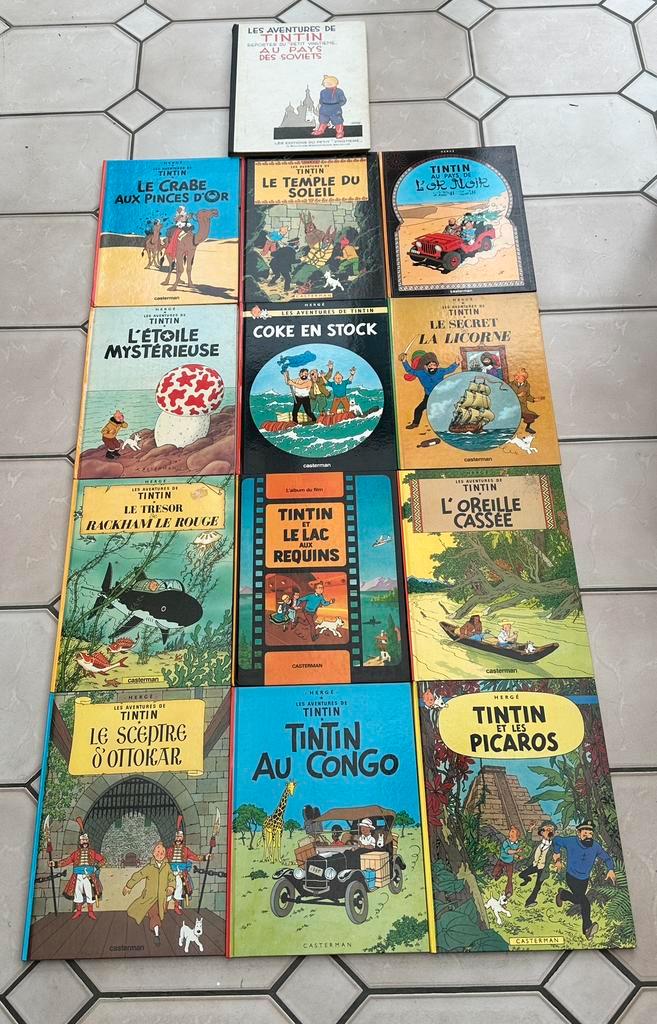 Intégrale TINTIN (24 albums), Boeken, Stripverhalen, Gelezen, Ophalen of Verzenden