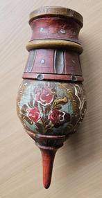 vintage houten wetsteenhouder, handgeschilderd, Ophalen of Verzenden