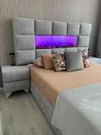 Z.g.a.n boxspring met veren inclusief Bluetooth en haard!!!, Huis en Inrichting, Ophalen, Zo goed als nieuw, 160 cm