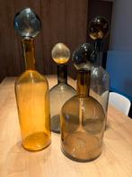 POLSPOTTEN Bubbles & Bottles L Chic Karaffen Set van 4, Huis en Inrichting, Woonaccessoires | Vazen, Ophalen, Zo goed als nieuw