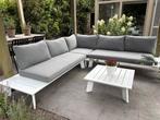Loungeset aluminium, Tuin en Terras, Ophalen, Zo goed als nieuw, Aluminium, Loungeset