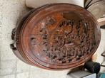 Chinese hand gekerfde tafel + zes stoelen, Ophalen
