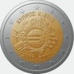 Pièce de 2 euros sp. Édition Chypre 2012 10 ans Euro, Timbres & Monnaies, 2 euros, Chypre, Enlèvement ou Envoi, Monnaie en vrac
