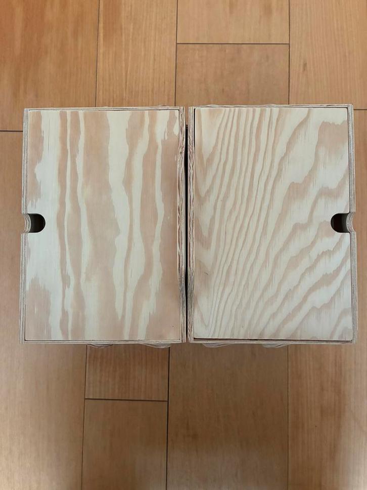 IKEA MOPPE Harmonicakist - Houten Naaikist / Hobbykist, Divers, Ecriture, Comme neuf, Enlèvement