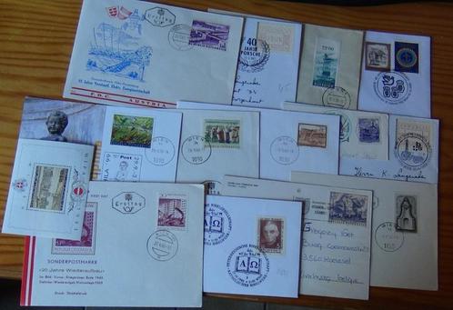 Set poststukken uit Oostenrijk, Postzegels en Munten, Postzegels | Europa | Oostenrijk, Gestempeld, Ophalen of Verzenden