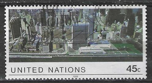 Verenigde Naties 1989 - Yvert 542 - Luchtfoto Hoofdzetel (ST, Postzegels en Munten, Postzegels | Amerika, Gestempeld, Verzenden
