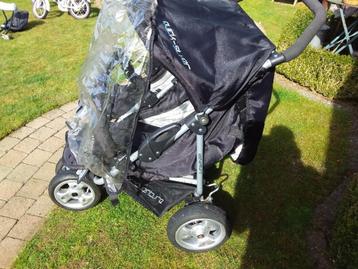 Kinderbuggy tweeling, Kinderen en Baby's, Ophalen, Gebruikt, Kinderwagen of Buggy