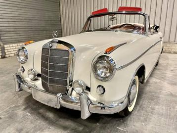 Mercedes-Benz Ponton Cabriolet 220S 1956 Livraison néerlanda, Autos, Achat, 2195 cm³, Cabriolet, Boîte manuelle