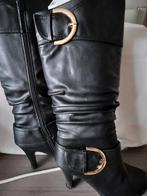 Zwarte laarzen maat 37, Kleding | Dames, Ophalen, Zo goed als nieuw