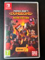 Minecraft Dungeons - Hero Edition, Games en Spelcomputers, Games | Nintendo Switch, Ophalen of Verzenden, Zo goed als nieuw, Avontuur en Actie