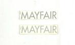 Mini MAYFAIR stickers zilver Classic Mini., Auto-onderdelen, Ophalen, Nieuw, Mini