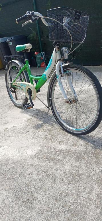 Meisjesfiets 24 inch met nieuw mandje, Enlèvement, 24 pouces