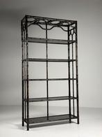 Faux Bamboo boekenkast zwart, Huis en Inrichting, Ophalen, Zo goed als nieuw