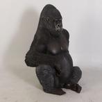 Silver Back Gorilla - Zilverrug Gorilla beeld - 114 cm, Nieuw, Ophalen of Verzenden