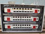 NMBS SNCB | Lsmodels M6 Set ven 3 Dubbeldek Rijtuigen  | AC, Overige merken, Wisselstroom, Treinset, Ophalen of Verzenden