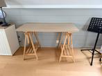 2 tréteaux IKEA MITTBACK + planche, Enlèvement, Comme neuf, Pied de table