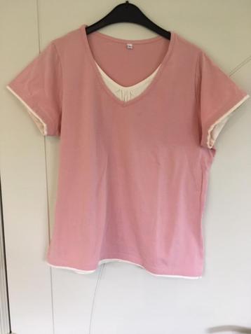 T-shirt bi-color mt L