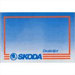 Skoda Dealerlijst 1987 #4 Nederlands, Livres, Autos | Livres, Utilisé, Enlèvement ou Envoi