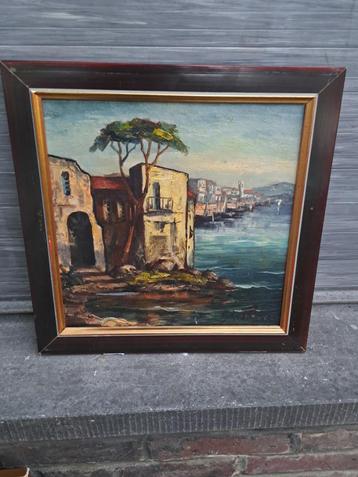 huile sur toile san remo signe fikithauer beschikbaar voor biedingen