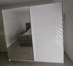 Moderne Schuifdeurkast - Wit met Spiegel - uitstekende staat, Huis en Inrichting, Kasten | Kleerkasten, Ophalen, 200 cm of meer