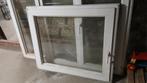 Wit pvc raam 124x105, Doe-het-zelf en Bouw, Ophalen, Gevelraam of Ruit, Gebruikt, 80 tot 120 cm