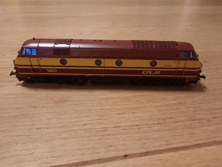 B-models 22200 - locomotive diesel 1803 CFL, Hobby en Vrije tijd, Modeltreinen | H0, Zo goed als nieuw, Locomotief, Wisselstroom