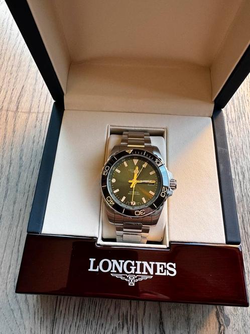 Longines Hydroconquest GMT, Handtassen en Accessoires, Horloges | Heren, Zo goed als nieuw, Staal, Staal, Ophalen