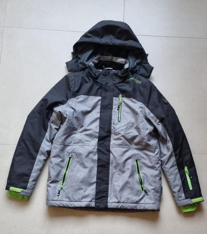 Winter ski jas met kap 158/164, Kinderen en Baby's, Kinderkleding | Maat 158, Gebruikt, Jongen, Jas, Ophalen of Verzenden