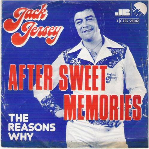 JACK JERSEY: "After sweet memories", CD & DVD, Vinyles Singles, Comme neuf, Single, Pop, 7 pouces, Enlèvement
