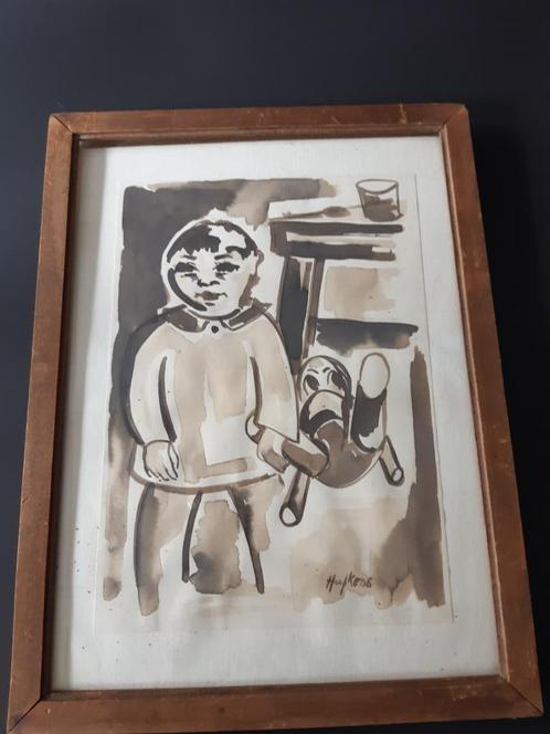 Marc Hufkens kunstschilder, Antiek en Kunst, Kunst | Schilderijen | Klassiek, Ophalen of Verzenden