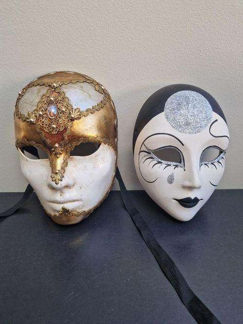 Authentieke Venetiaanse maskers, Antiek en Kunst, Kunst | Designobjecten, Ophalen