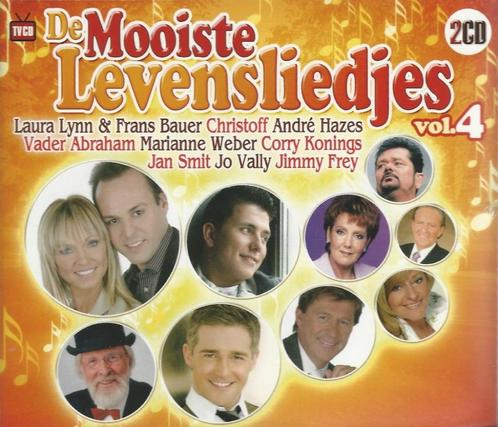 2CD-BOX * DE MOOISTE LEVENSLIEDJES - Vol. 4, CD & DVD, CD | Néerlandophone, Comme neuf, Enlèvement ou Envoi