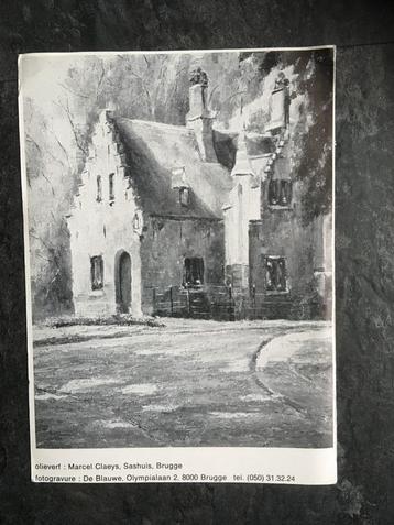 Imprimer Bruges - Sashuis - Marcel Claeys, Enlèvement ou Envoi, Flandre Occidentale