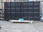 Portail coulissant noir acier (L 335 )2199€ A SAISIR 659 €, Tuin en Terras, Tuinpoorten, Ophalen, Nieuw, Staal, Schuifpoort