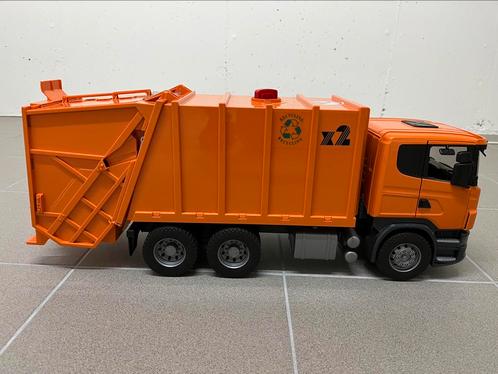 Bruder Scania vuilniswagen, Kinderen en Baby's, Speelgoed |Speelgoedvoertuigen, Zo goed als nieuw, Ophalen of Verzenden