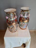 2 Japanse vazen in Satsuma-stijl (10), Antiek en Kunst, Ophalen