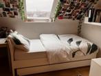 Bed en nachtkast, Maison & Meubles, Chambre à coucher | Lits, 100 cm, Modern, Bois, Enlèvement