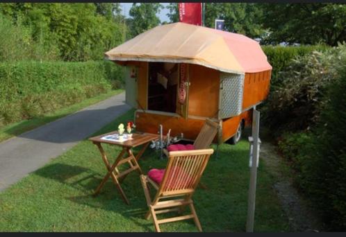 Huybrechts Caravan Trailer, Caravans en Kamperen, Caravans, Particulier, tot en met 2, Treinzit, Overige merken, 2 aparte bedden