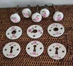 Quincaillerie de porte vintage Limoges (roses), Enlèvement