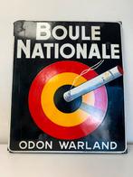 BOULE NATIONALE emaille reclamebord, Ophalen of Verzenden, Gebruikt, Reclamebord