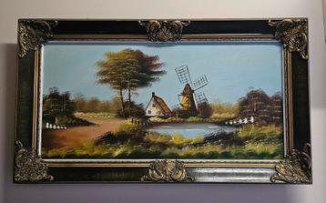 Schilderij molen met molenhuis CRY beschikbaar voor biedingen