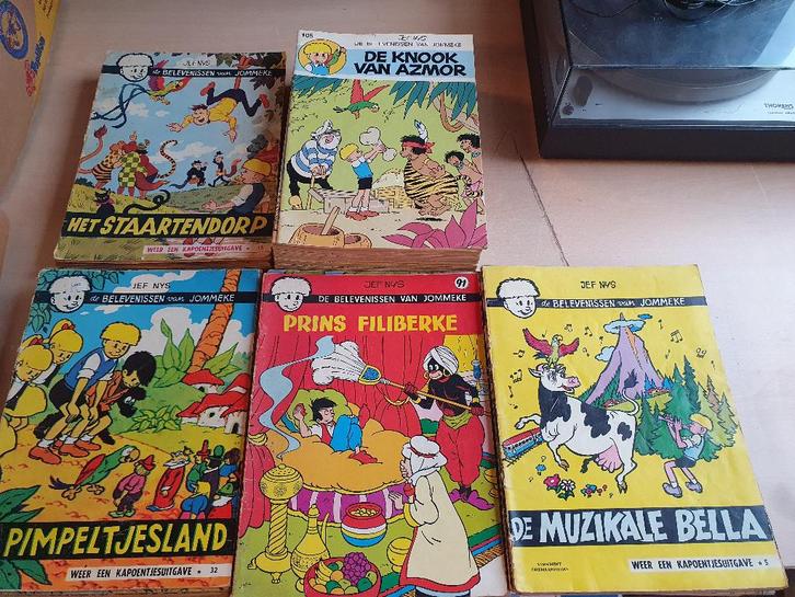 50 strips van Jommeke ongekleurde versie, Livres, BD, Enlèvement ou Envoi