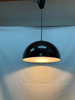 Bruine vintage hanglamp Hemi Zweden jaren 70, Huis en Inrichting, Lampen | Hanglampen, Ophalen of Verzenden, Gebruikt, Metaal