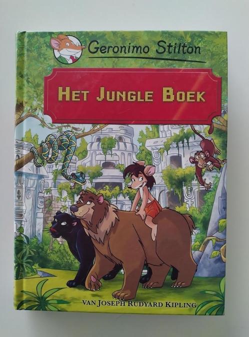 Boek - Geronimo Stilton - Het Jungle Boek - Mooie staat, Boeken, Kinderboeken | Jeugd | onder 10 jaar, Gelezen, Fictie algemeen