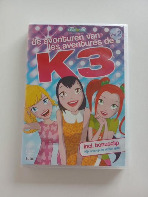K3 de avonturen, Cd's en Dvd's, Dvd's | Tekenfilms en Animatie, Nieuw in verpakking, Ophalen